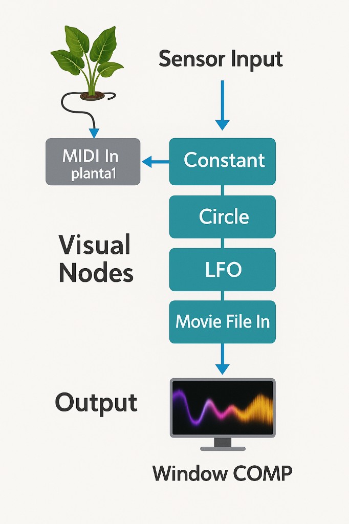 Biointerface TouchDesigner node network