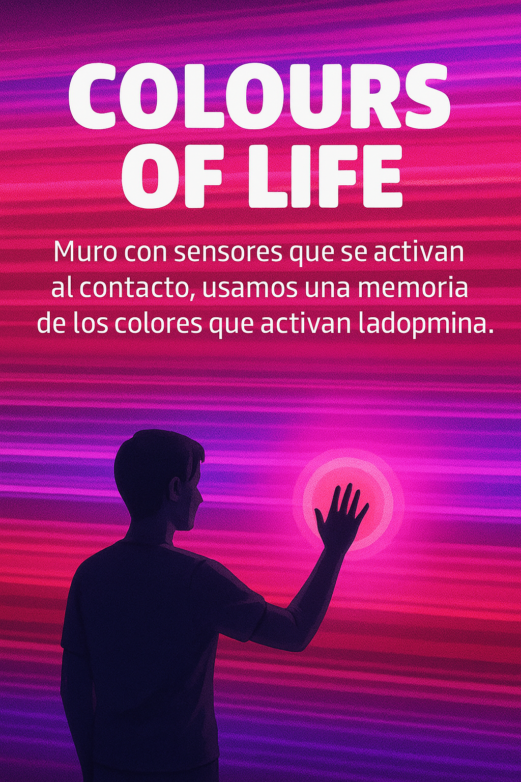 Colours of Life — touch-activated sensor wall